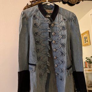 NEW Women's Free People Jean Jacket size M